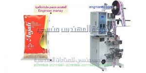 ماكينه تعبئة عسل النحل فى اكياس ذات اللحام الثلاثي ماركة ام توباك