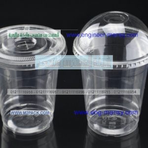 اكواب بلاستيك شفاف